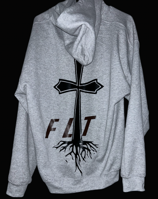 FLT cross hoodie